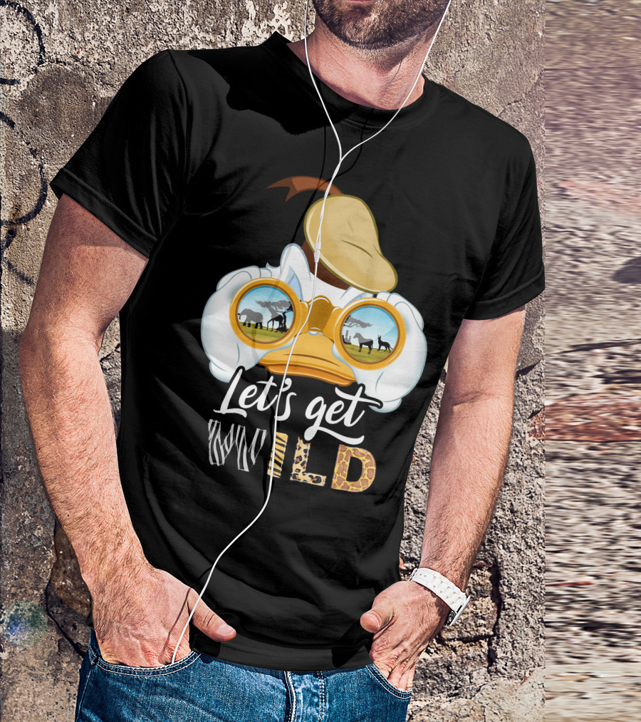Let's Get Wild Donald Duck Safari Adventure T-Shirt