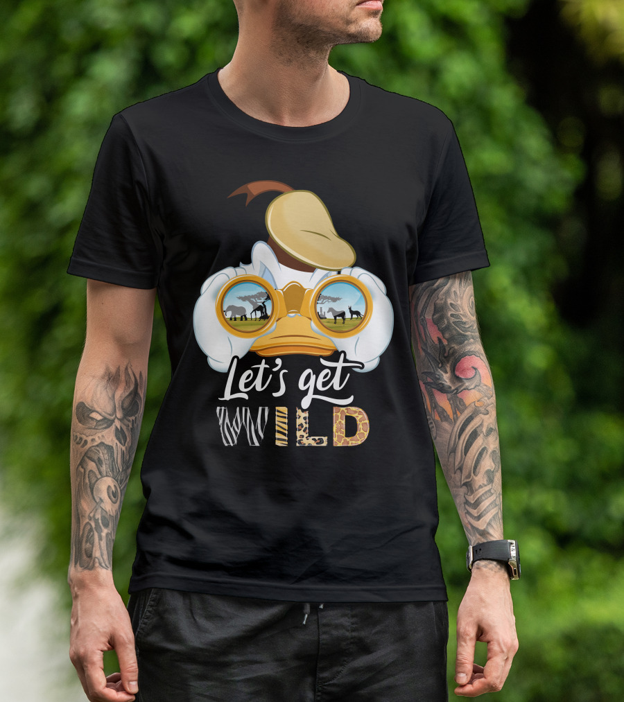Let's Get Wild Donald Duck Safari Adventure T-Shirt