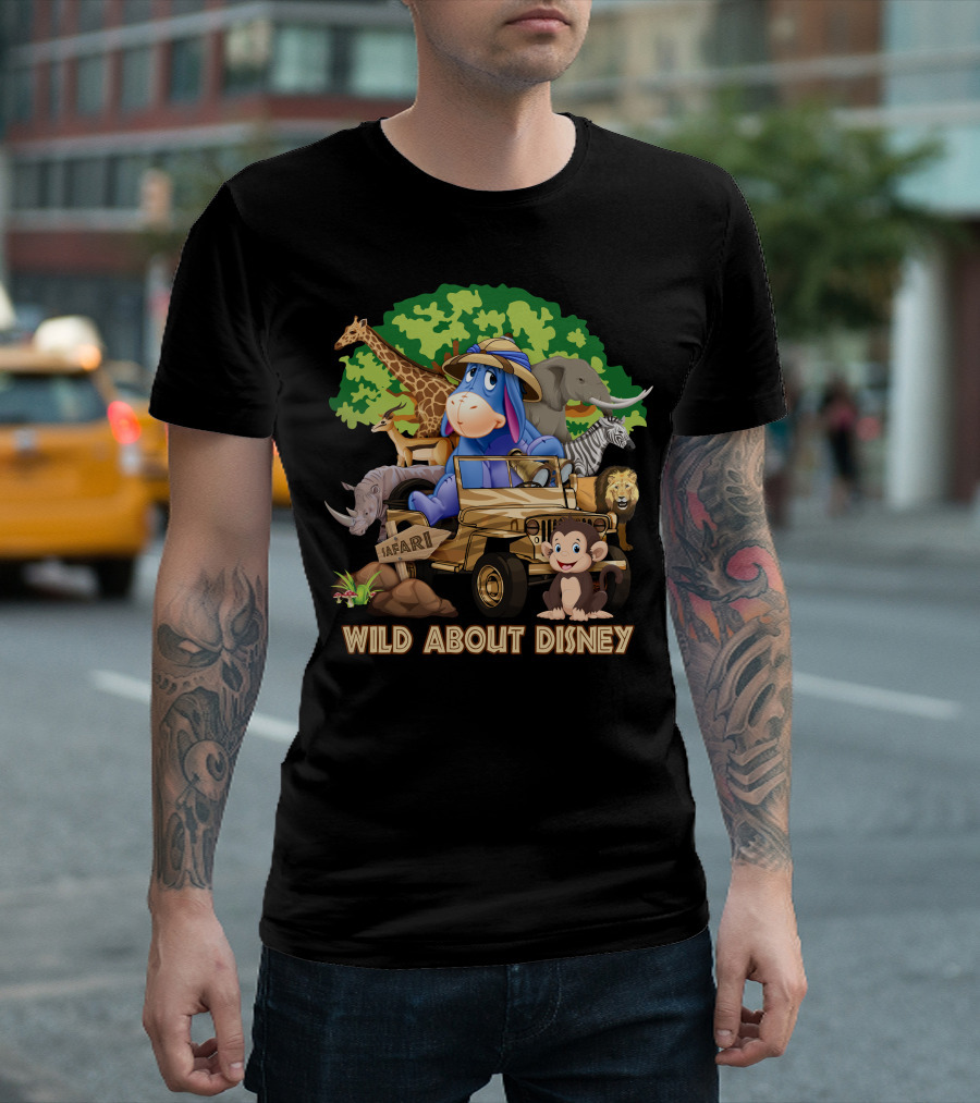 Wild About Disney Eeyore Safari Animal Adventure T-Shirt