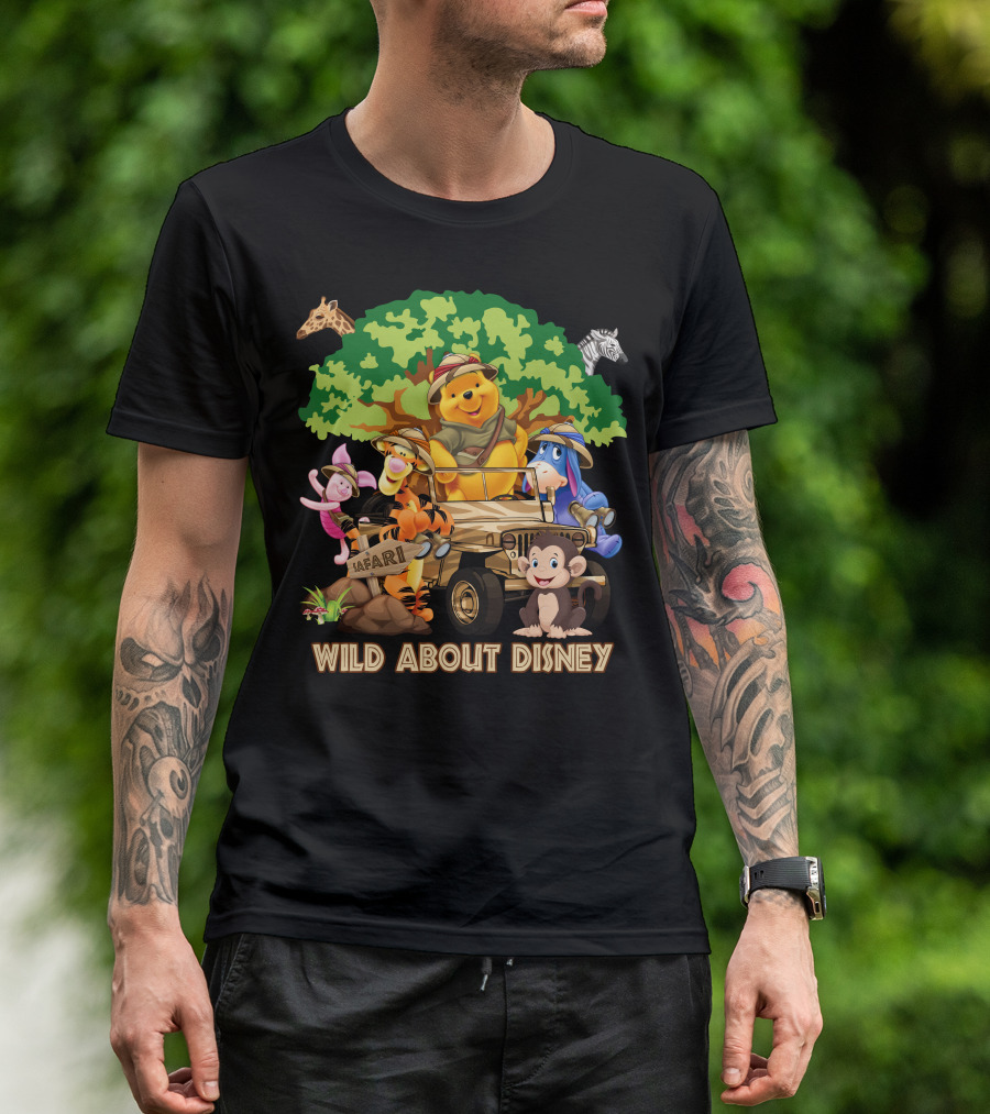 Winnie The Pooh Safari Adventure Wild About Disney T-Shirt