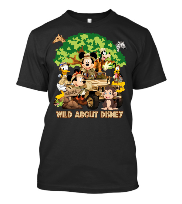 Wild About Disney Safari Mickey And Friends T-Shirt