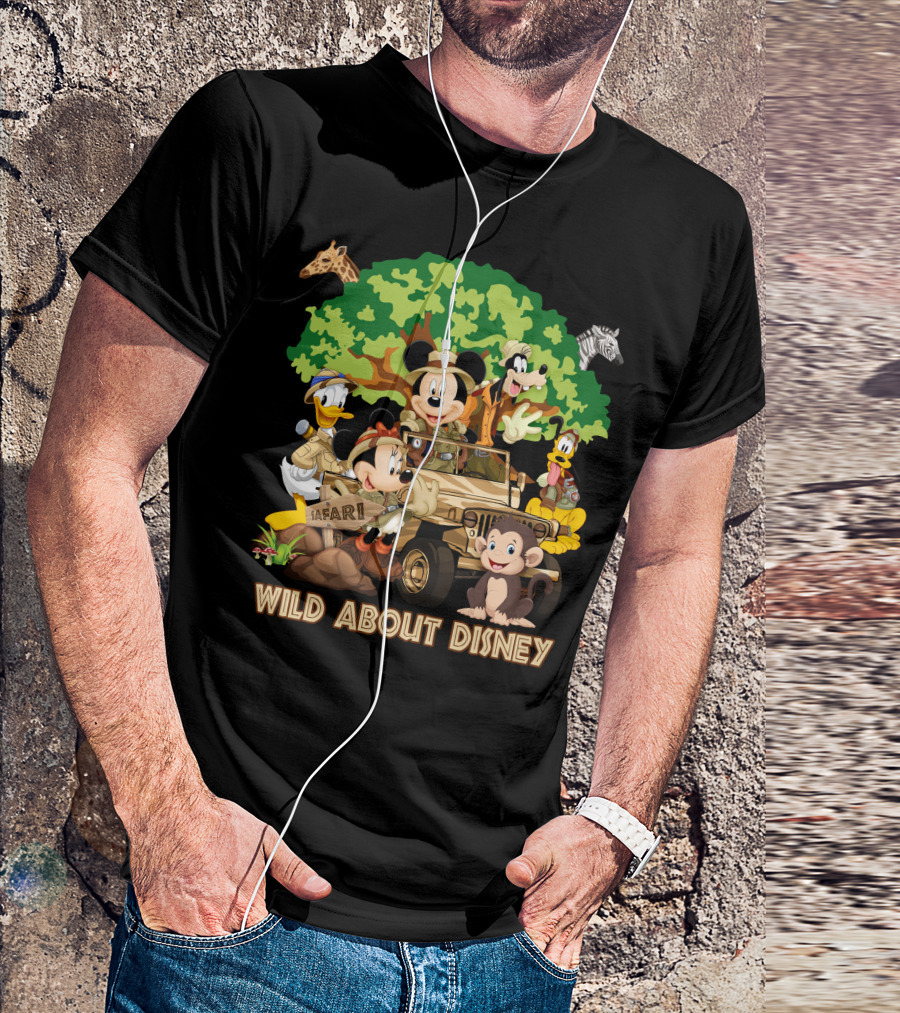 Wild About Disney Safari Mickey And Friends T-Shirt