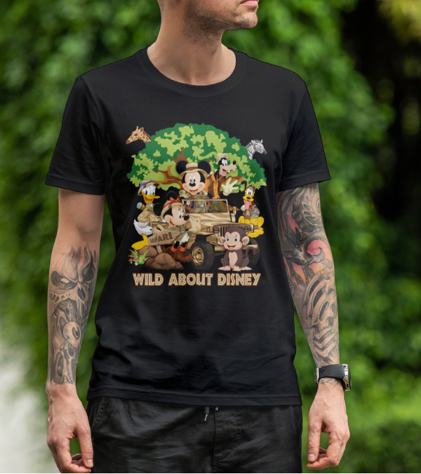 Wild About Disney Safari Mickey And Friends T-Shirt