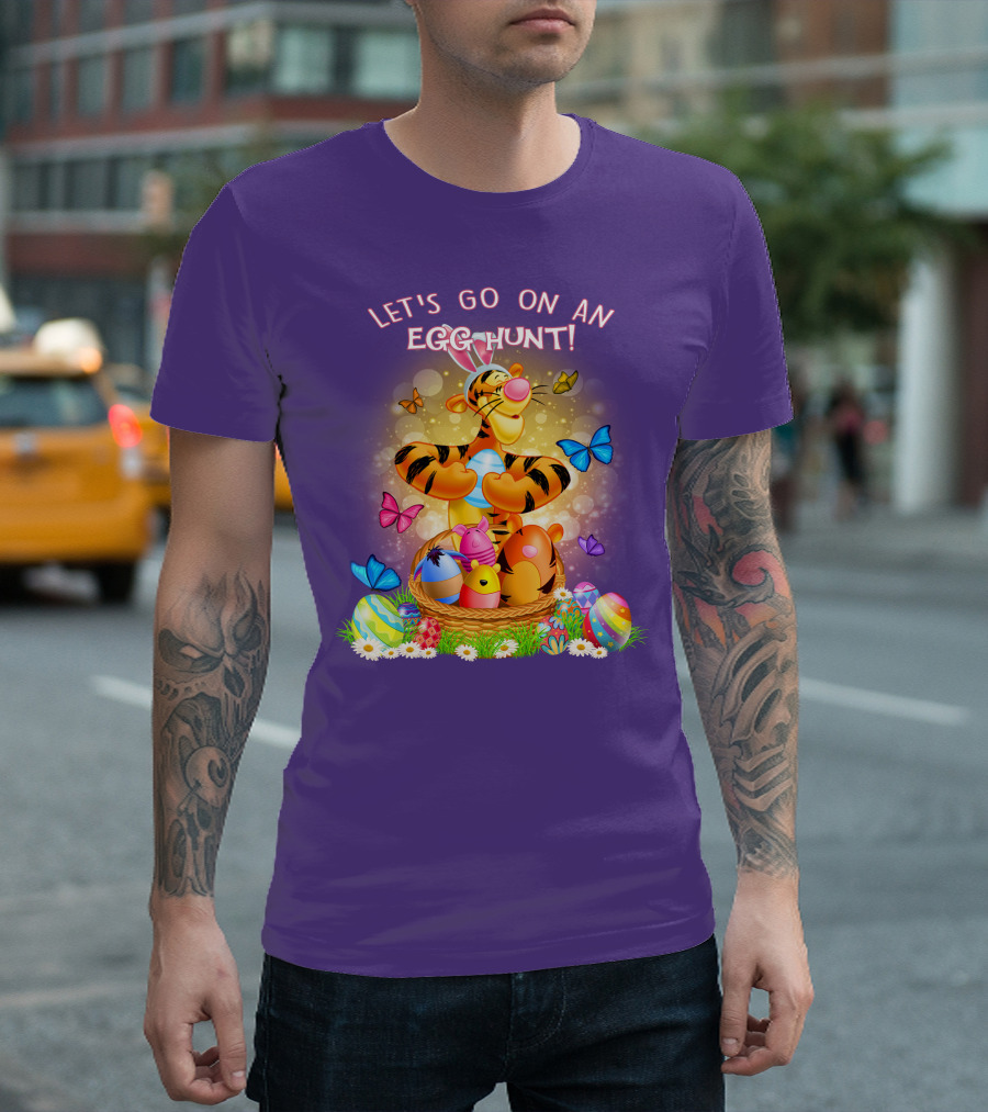 Let's Go On An Egg Hunt Tigger T-Shirt