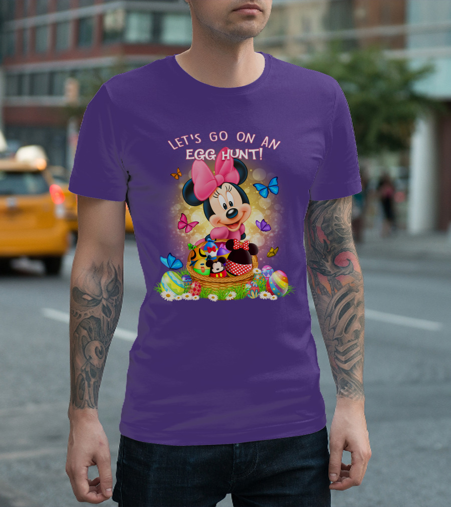 Let's Go On An Egg Hunt Minnie T-Shirt