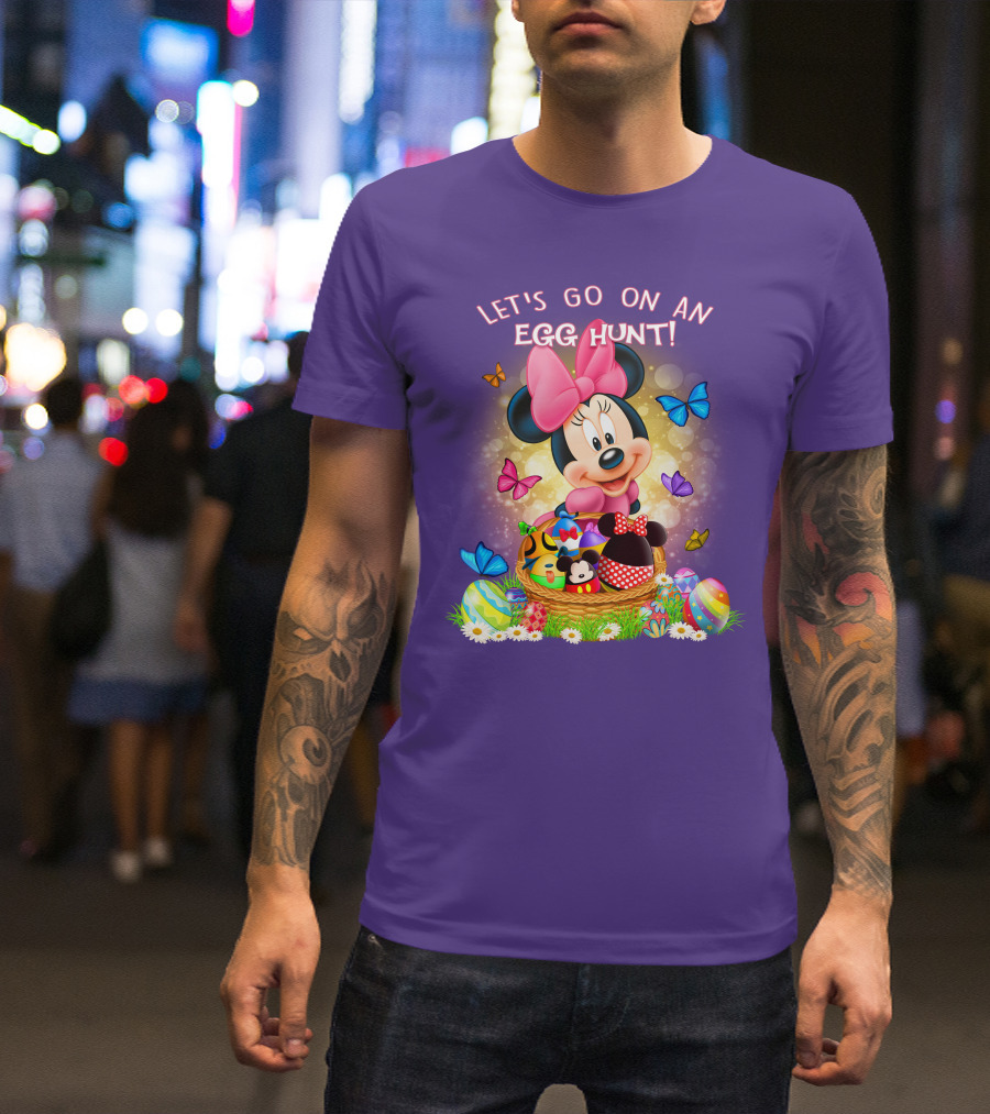 Let's Go On An Egg Hunt Minnie T-Shirt