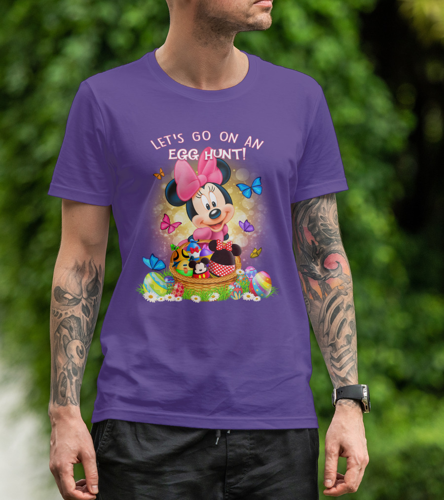 Let's Go On An Egg Hunt Minnie T-Shirt