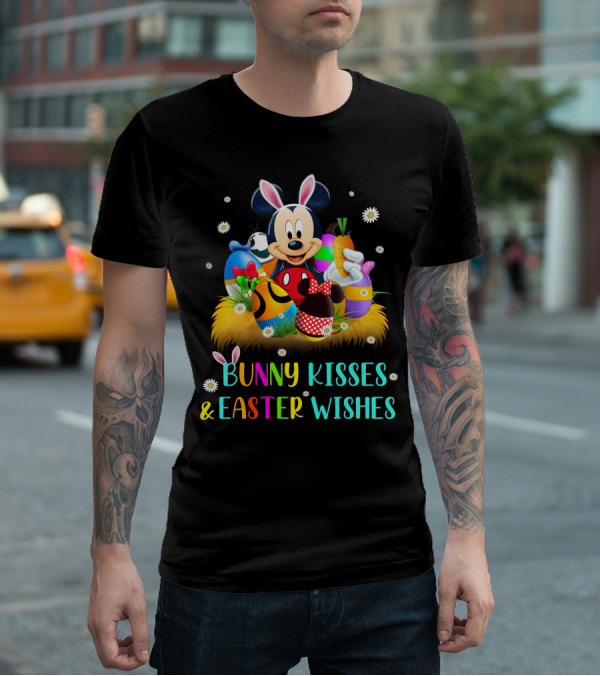 Mickey Bunny Kisses & Easter Wishes T-Shirt