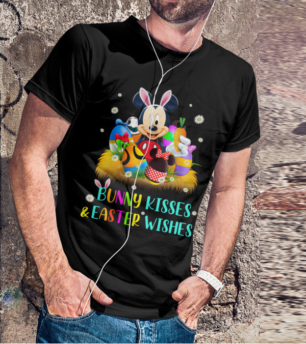 Mickey Bunny Kisses & Easter Wishes T-Shirt