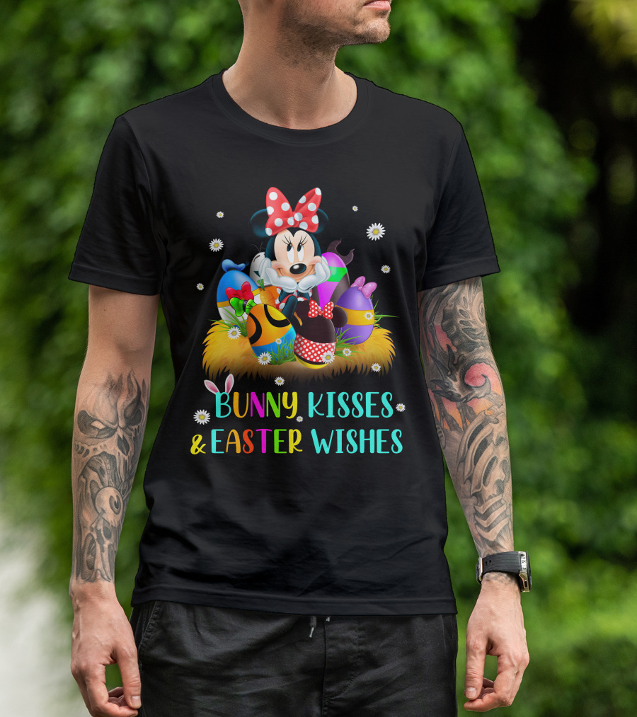 Minnie Bunny Kisses & Easter Wishes T-Shirt
