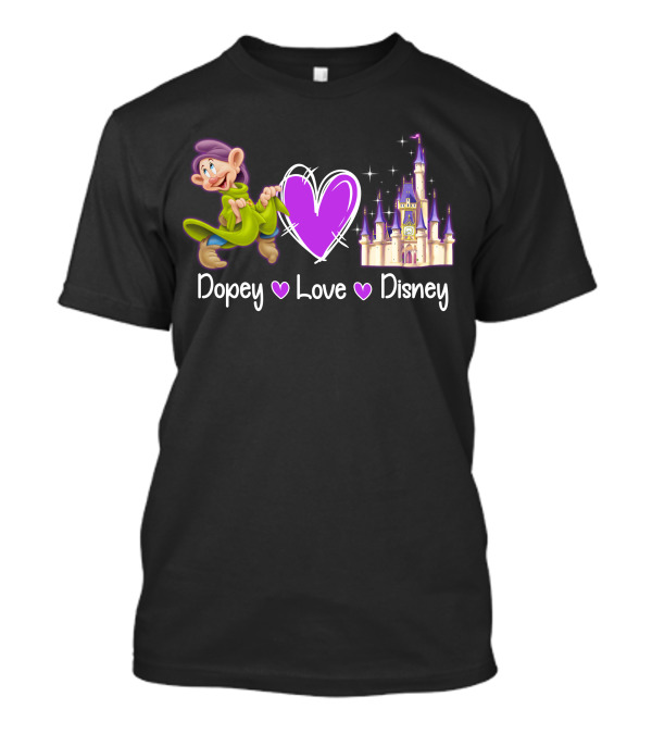 Dopey Love Disney Castle Magic T-Shirt