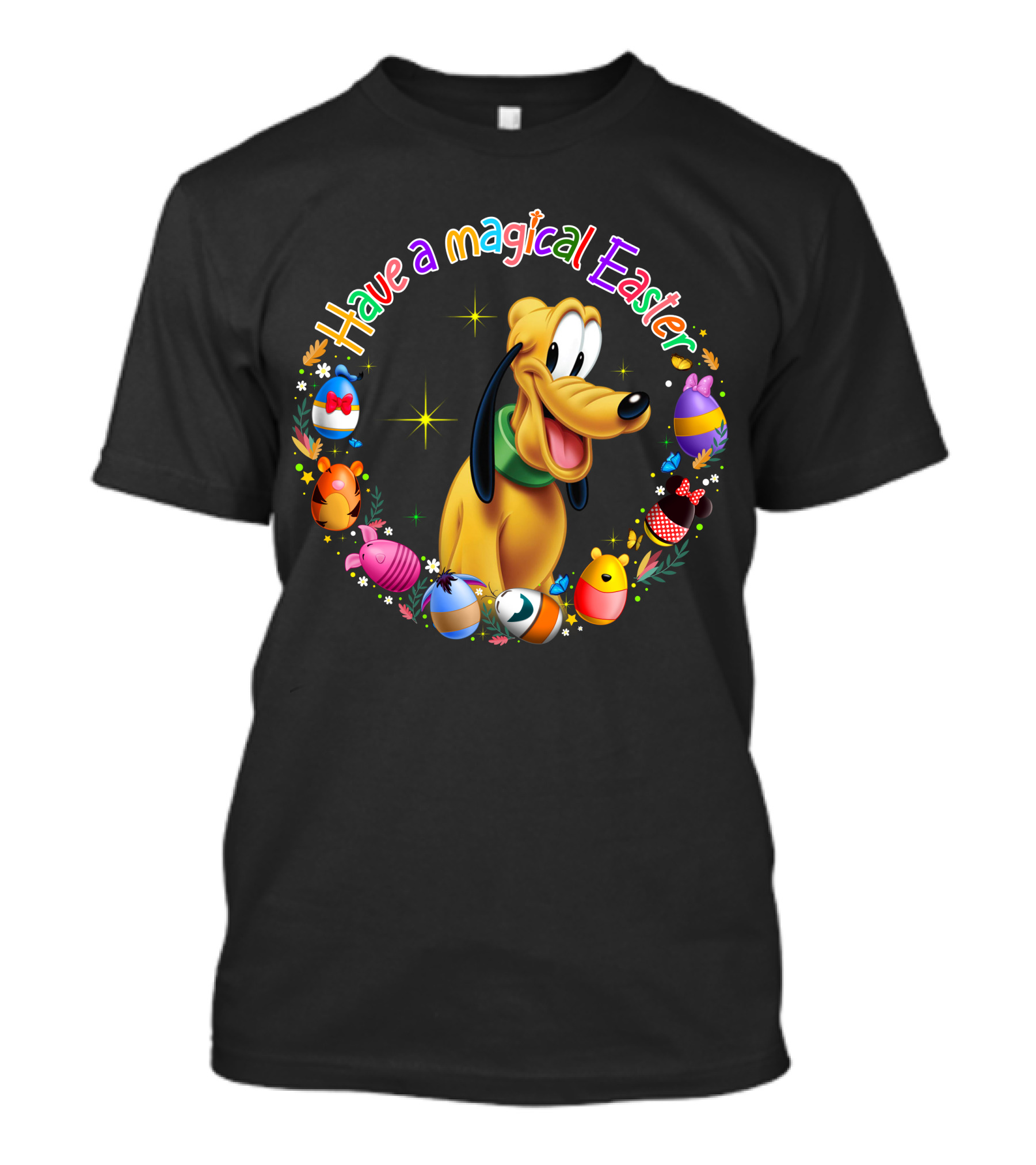 Have A Magical Easter Pluto Disney Holiday Celebration T-Shirt
