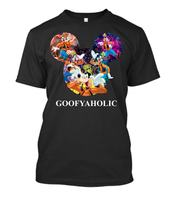 Goofyaholic Disney Goofy Cosmic Adventure In Mickey Mouse Ears T-Shirt