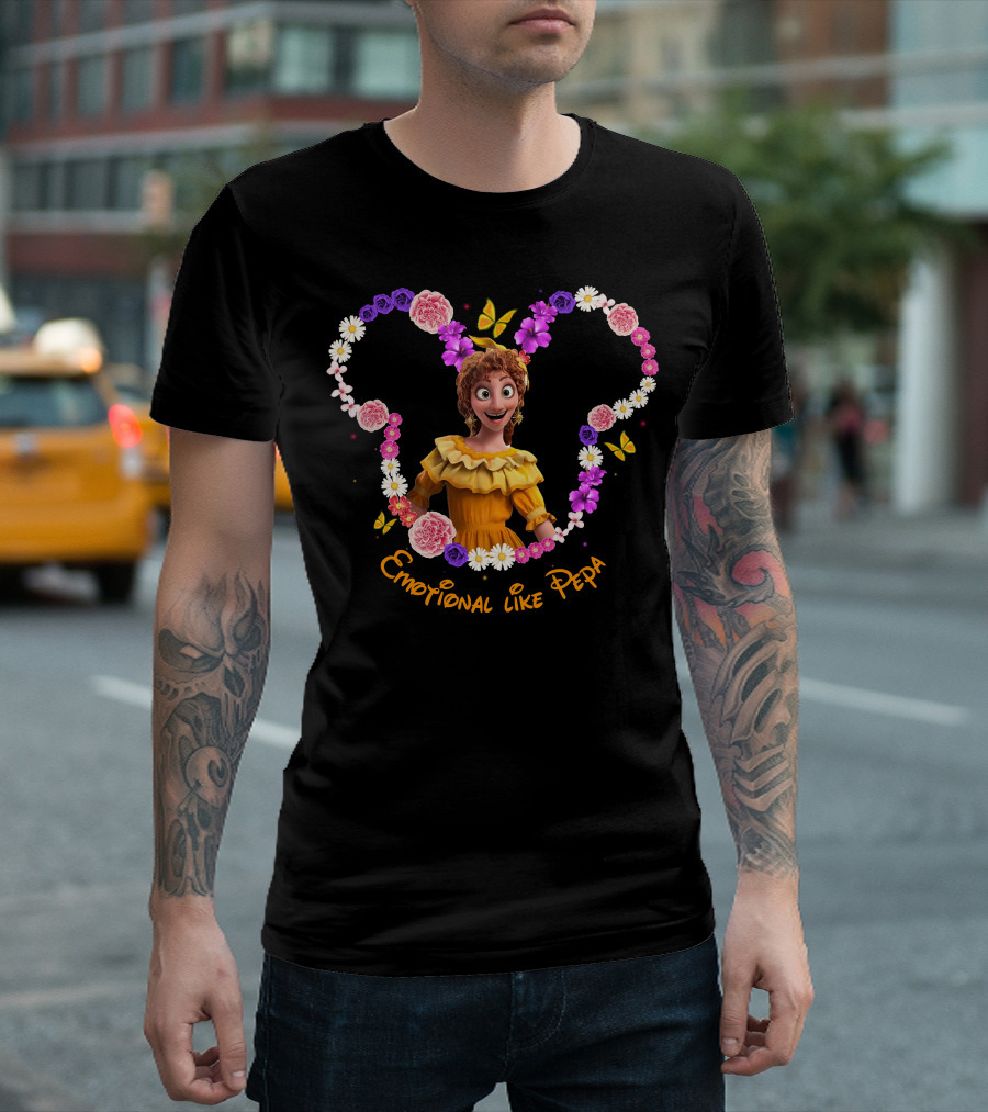 Emotional Like Pepa Flower Heart T-Shirt