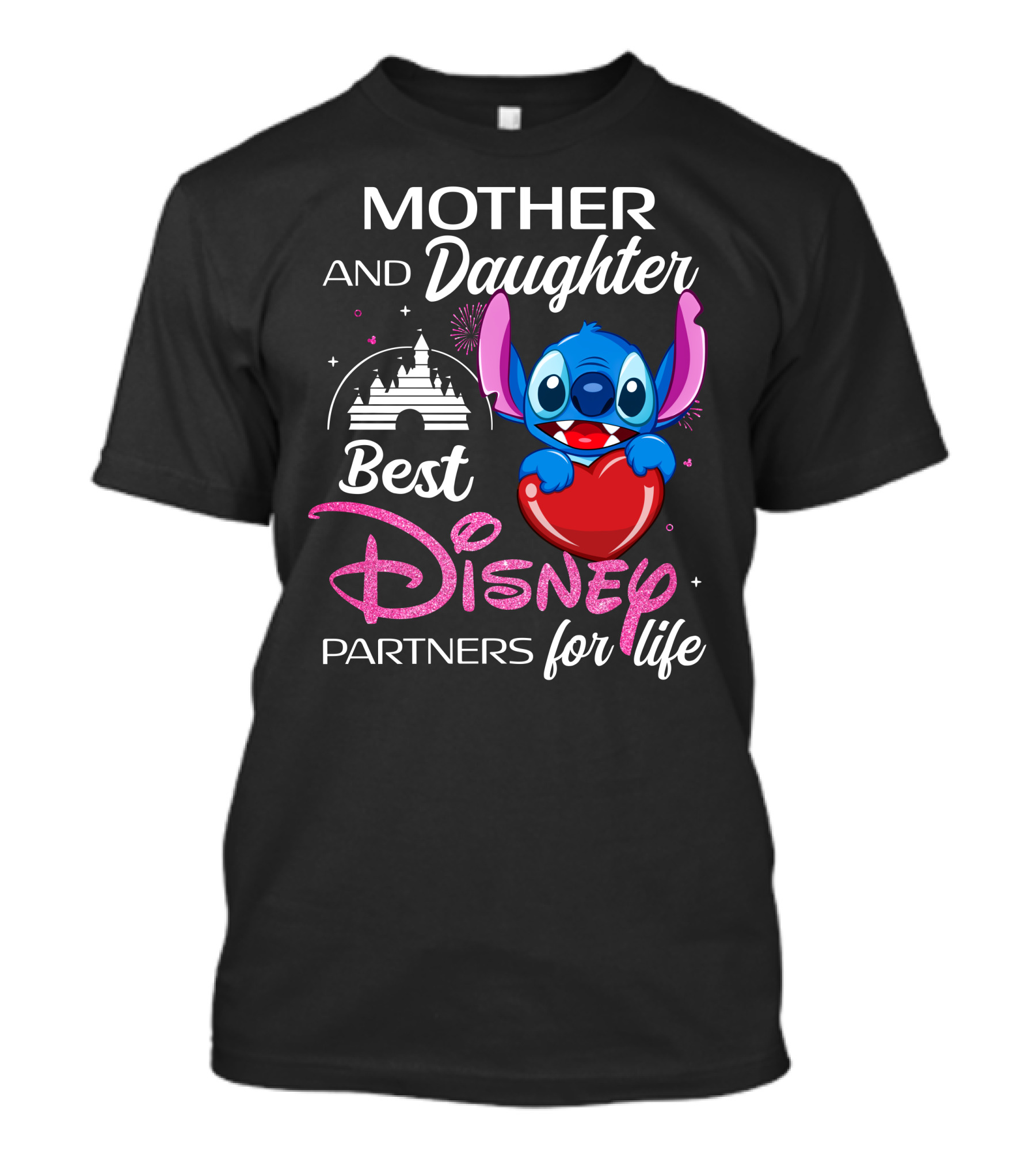 Mother And Daughter Best Disney Partners For Life Stitch T-Shirt