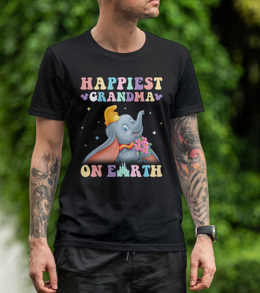 Dumbo Happiest Grandma On Earth T-Shirt