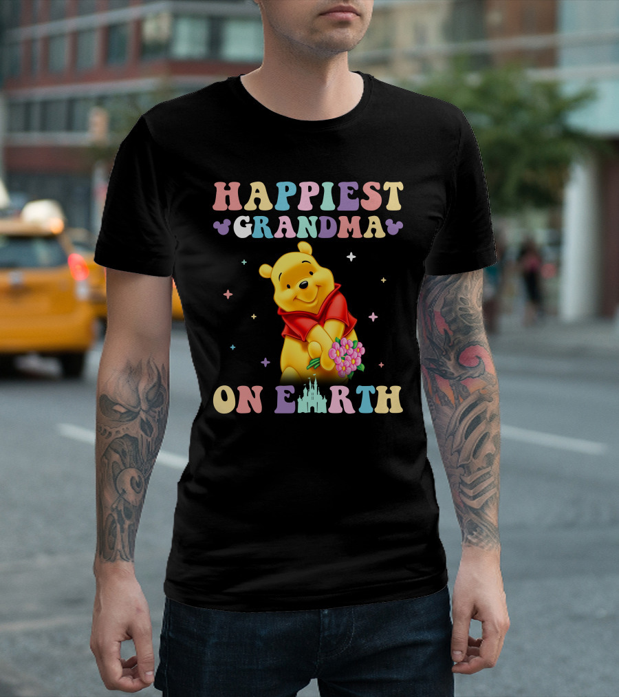Happiest Grandma on Earth Winnie the Pooh Disney T-Shirt