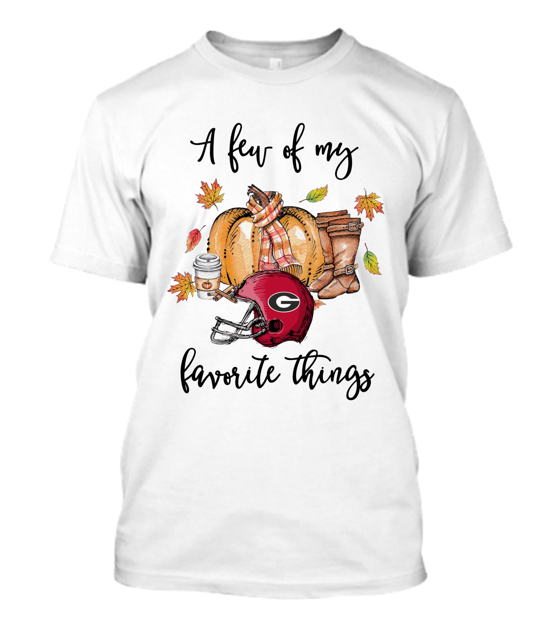 Georgia Bulldogs A Few Of My Favorite Things T-Shirt