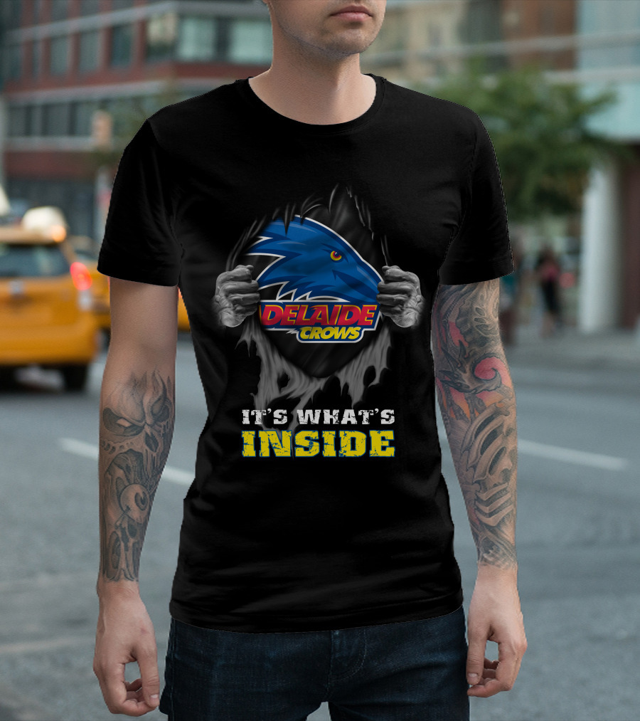 It's What's Inside Adelaide Crows Logo Burst T-Shirt