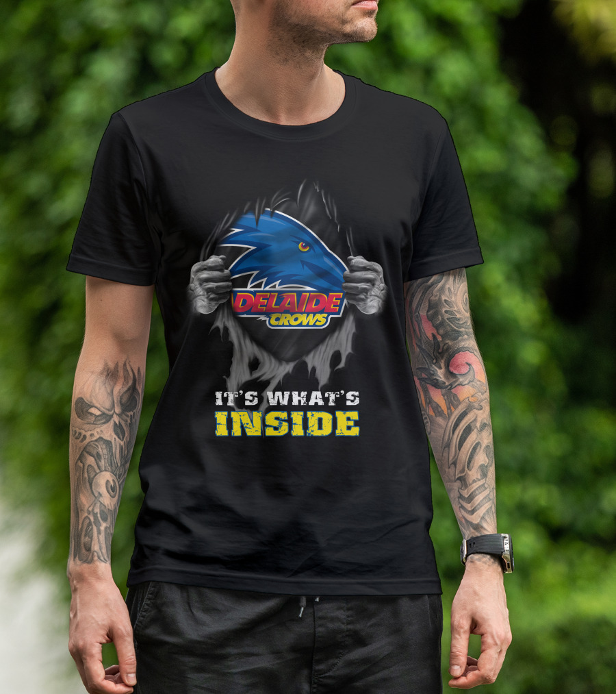 It's What's Inside Adelaide Crows Logo Burst T-Shirt