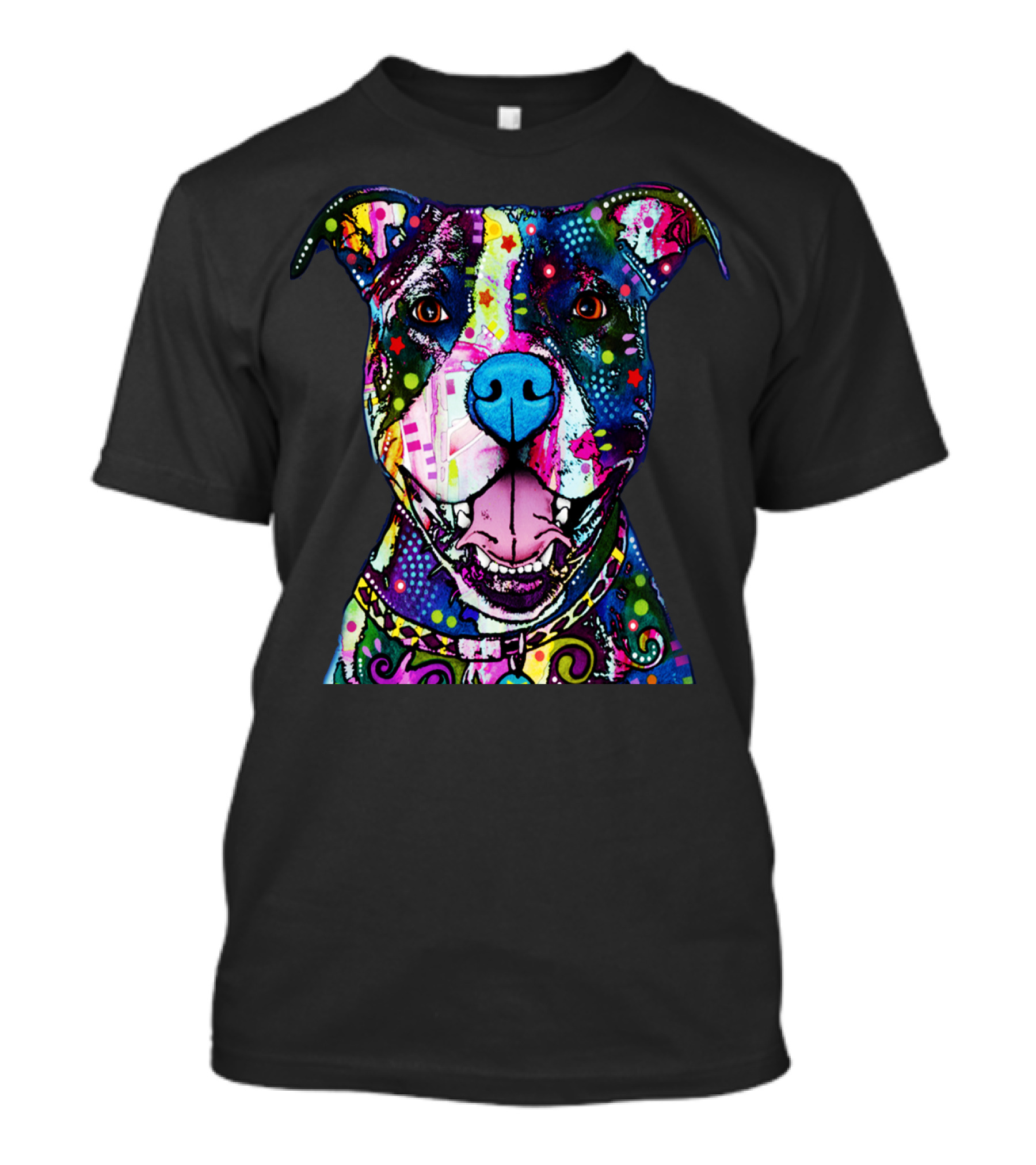 Colorful Pop Art Style Happy Coky Dog T-Shirt