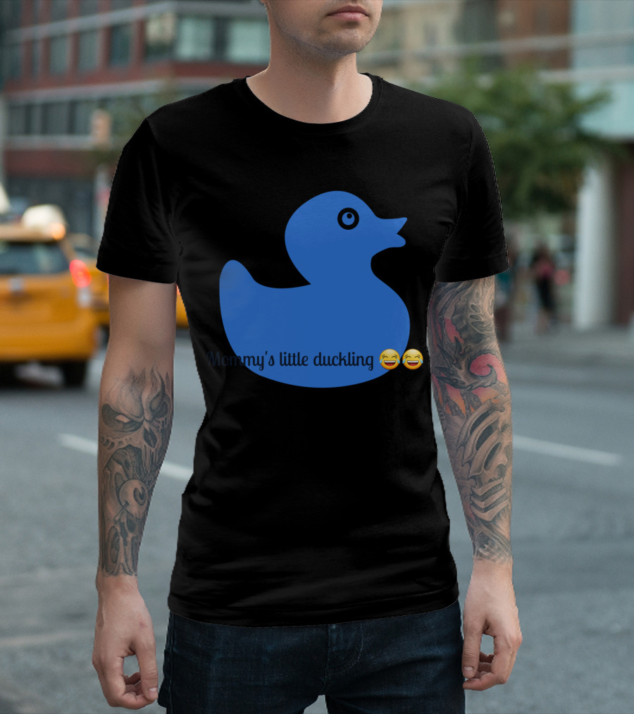 Mommy's Little Duckling Emoji Smileys T-Shirt