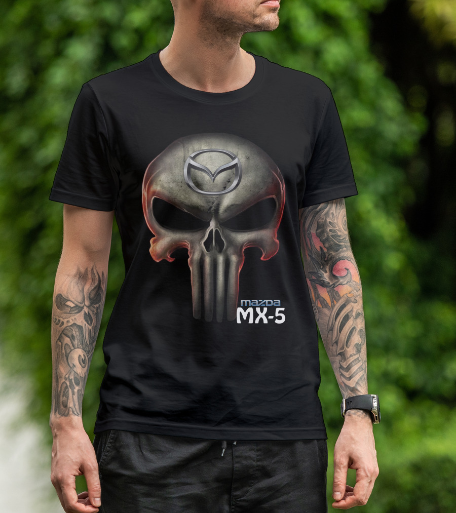 Mazda MX-5 Skull T-Shirt