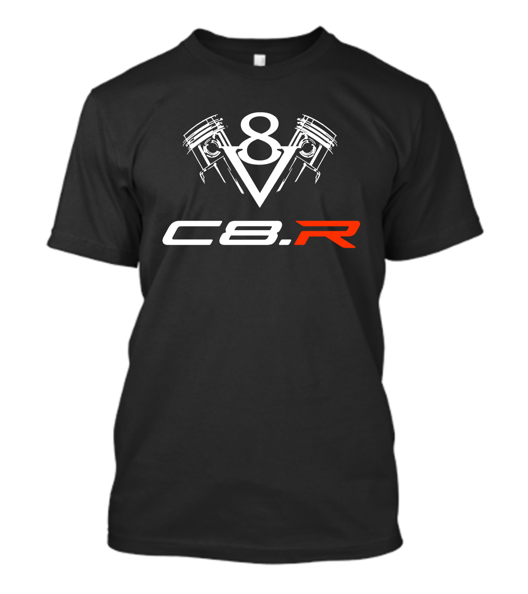 C8 R V8 Piston Engine T-Shirt