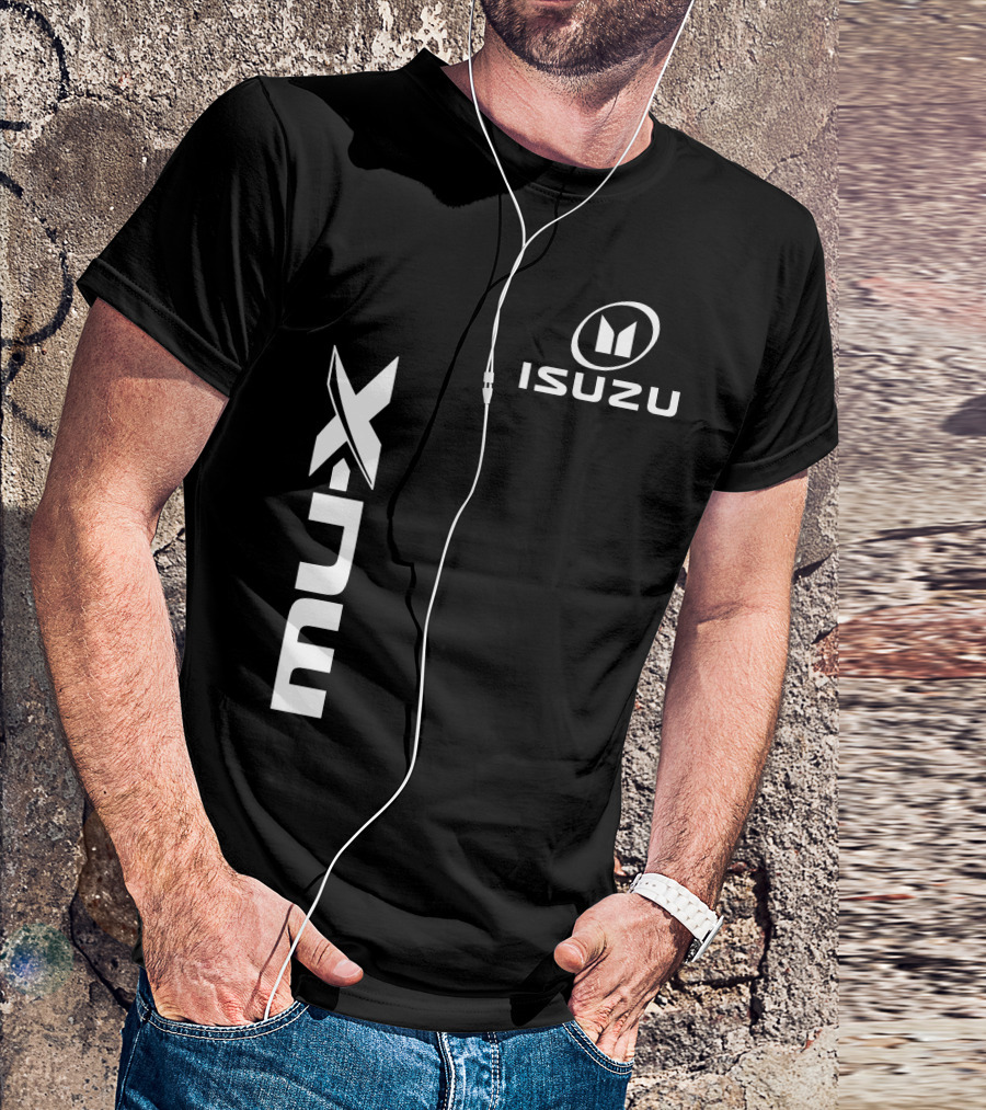 ISUZU MU-X Vertical Logo With Iconic T-Shirt