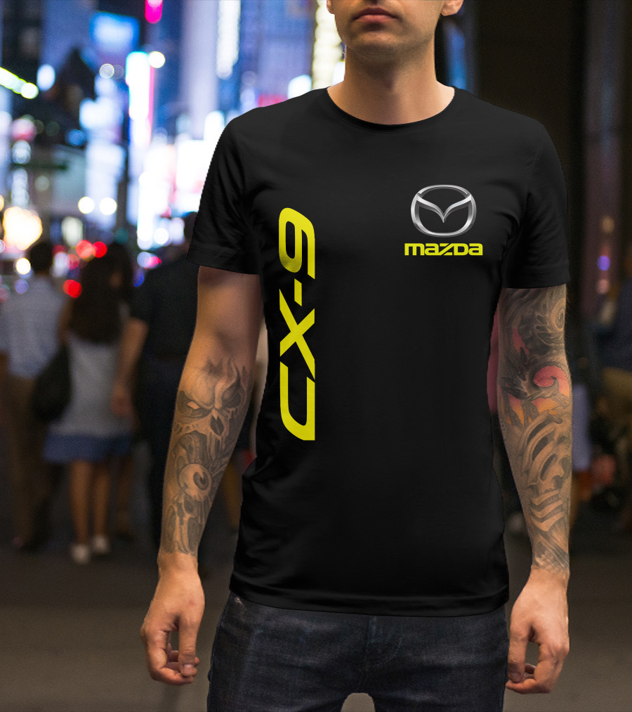 Mazda CX-9 Logo Design In T-Shirt