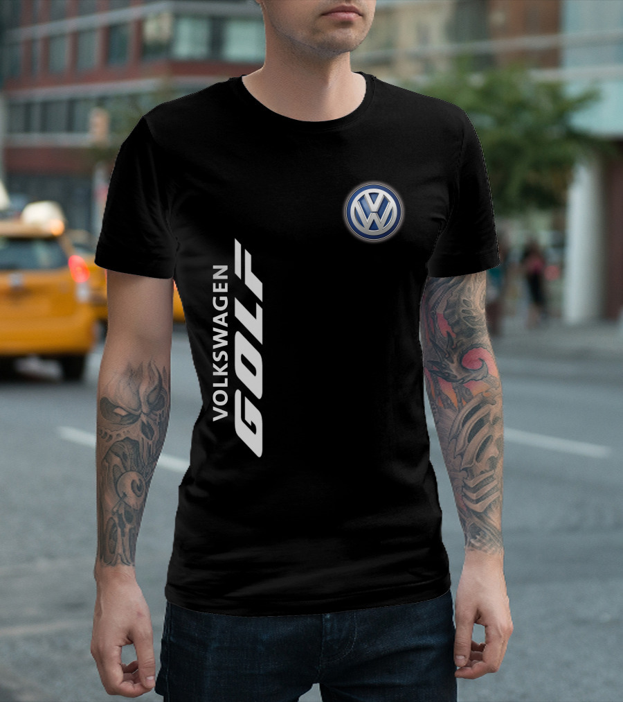 Volkswagen Golf Classic Logo Automotive T-Shirt