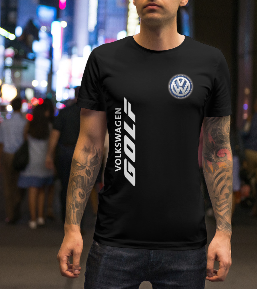 Volkswagen Golf Classic Logo Automotive T-Shirt