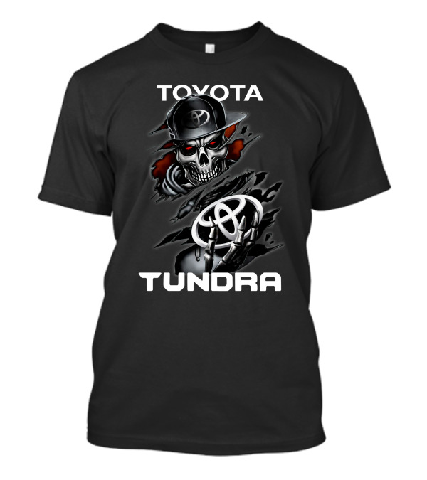 TOYOTA TUNDRA Skeleton Hoodie Emblem T-Shirt