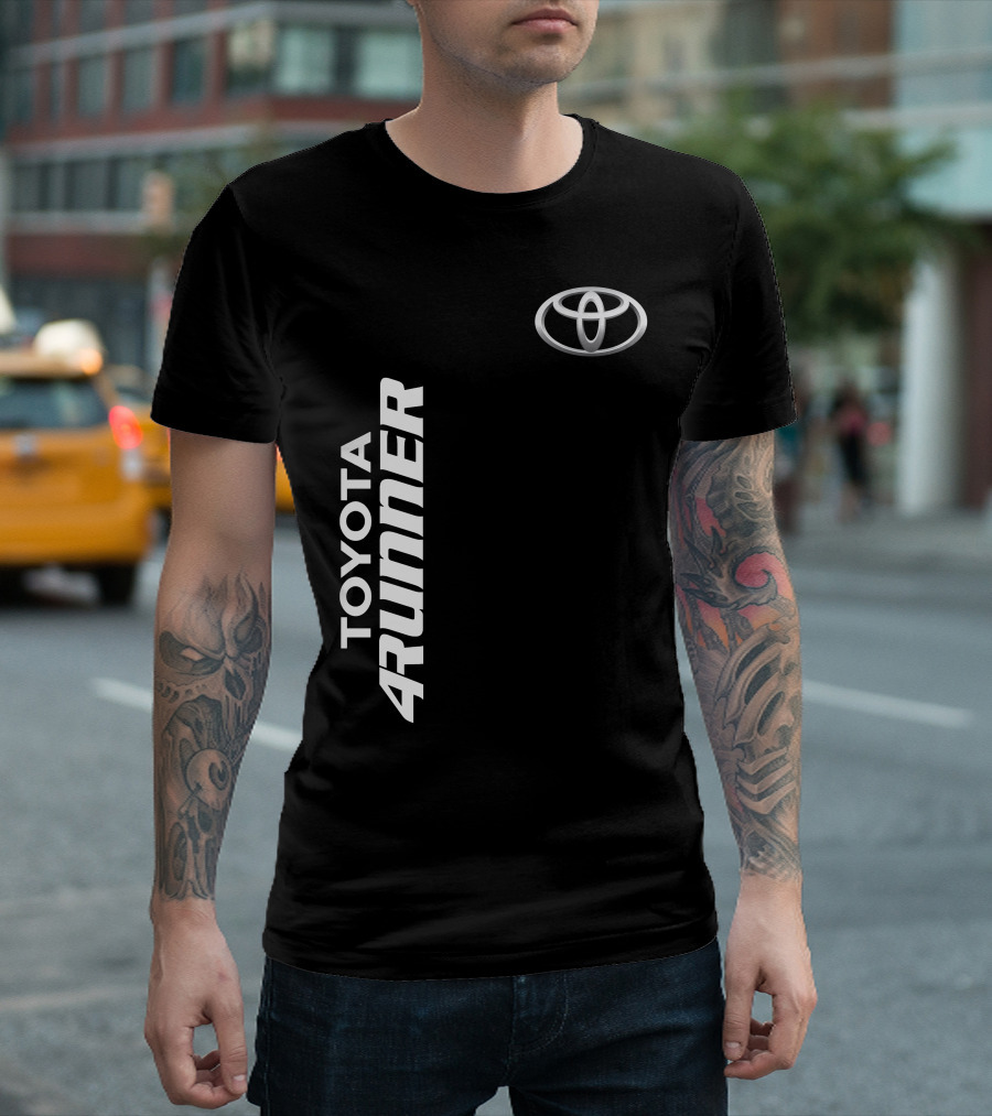 TOYOTA 4RUNNER Vertical Text with Toyota T-Shirt