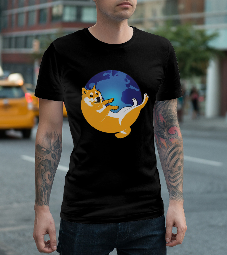 Doge Shibe Dog Earth Meme T-Shirt