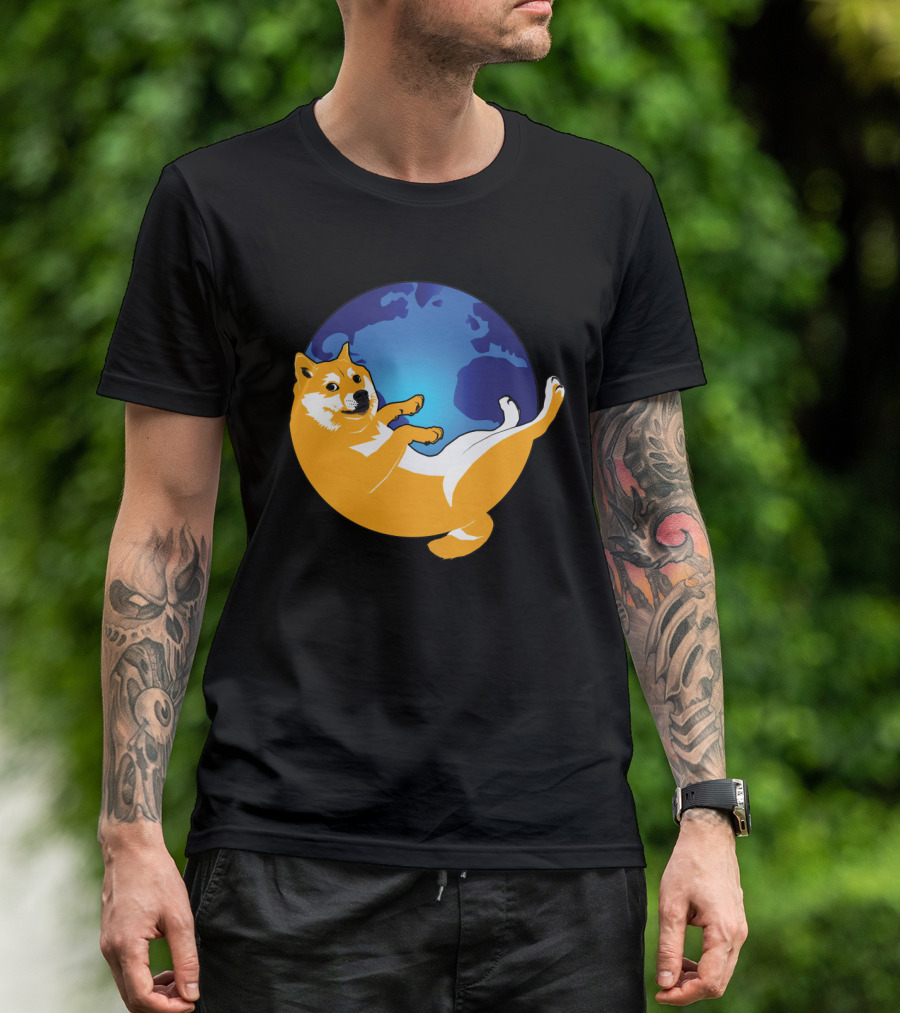 Doge Shibe Dog Earth Meme T-Shirt