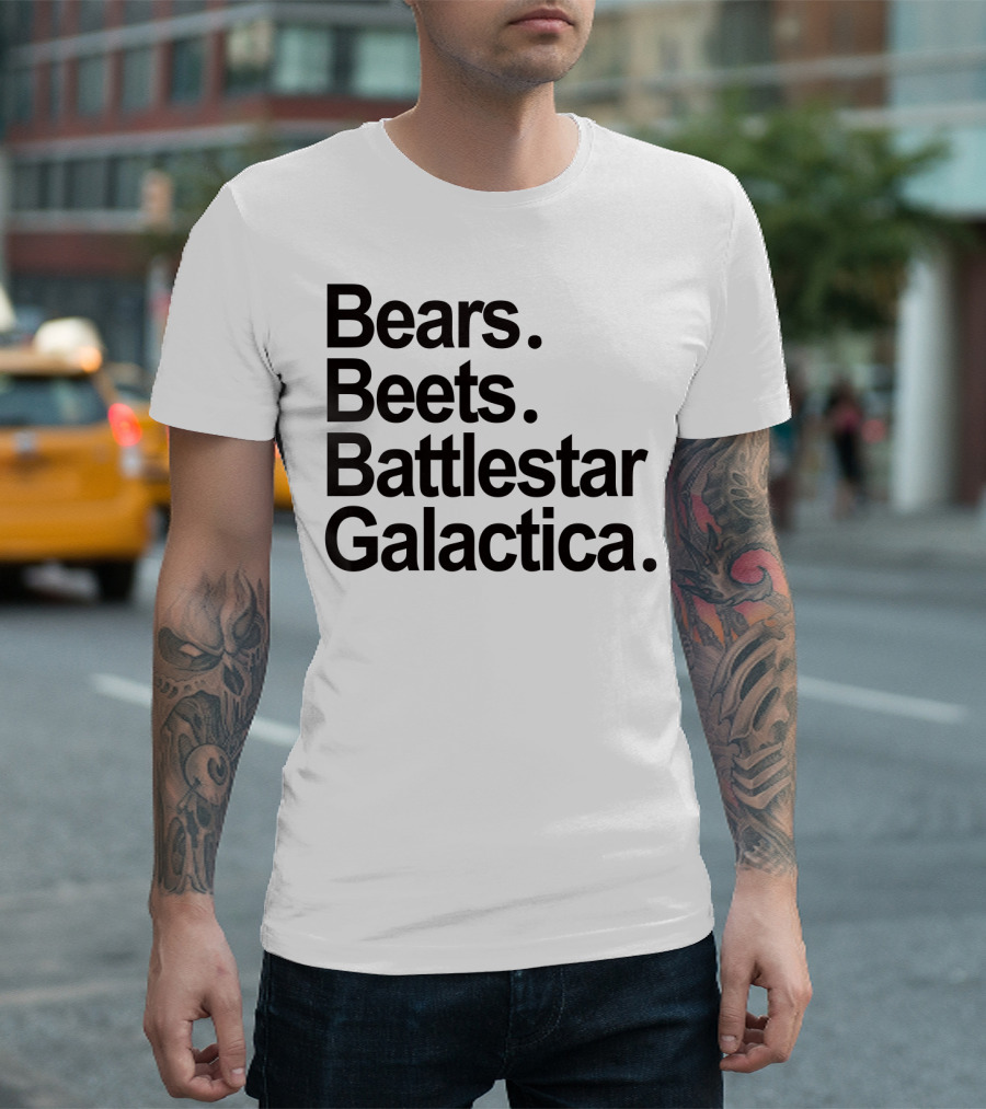 Bears Beets Battlestar Galactica The Office Dwight Schrute Phrase T-Shirt