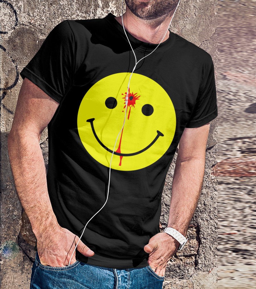 Have A Nice Day Smiley Face Blood Splatter T-Shirt