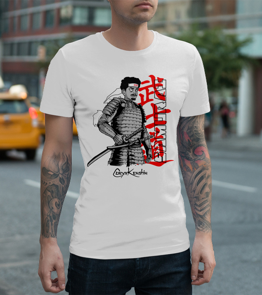 CoryxKenshin Samurai Warrior T-Shirt