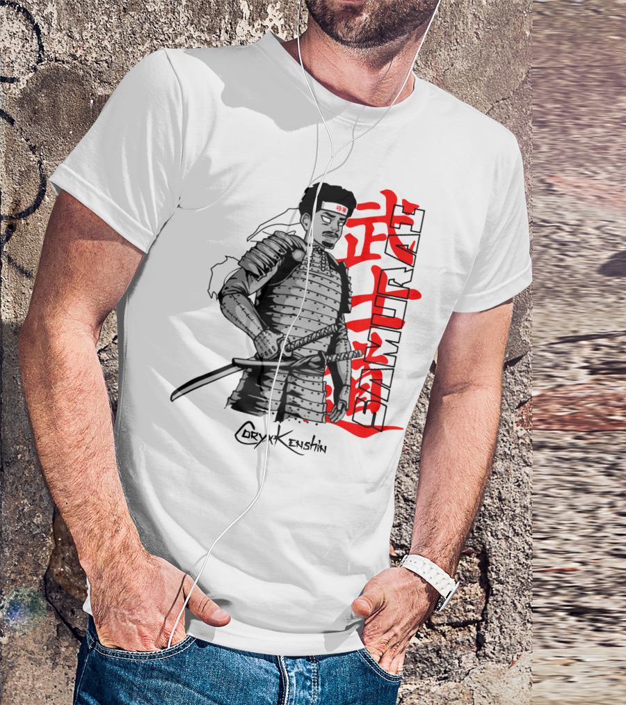 CoryxKenshin Samurai Warrior T-Shirt