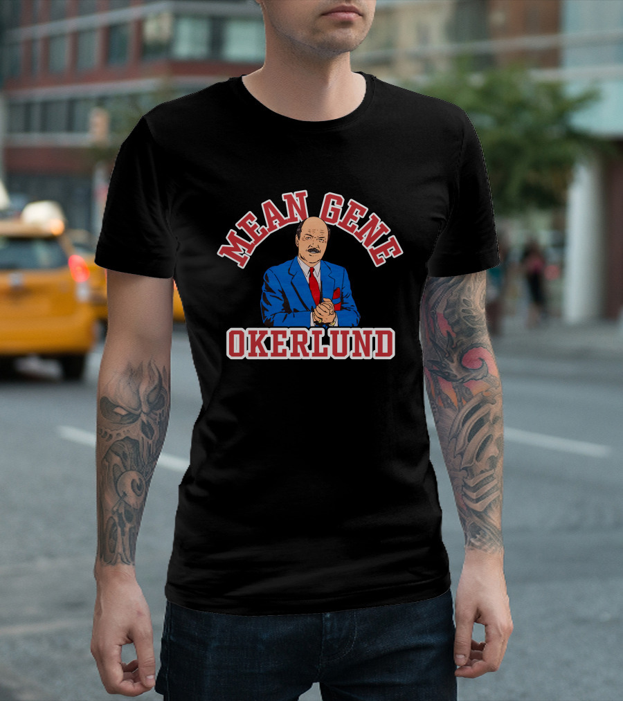Mean Gene Okerlund WWE Legendary Broadcaster T-Shirt