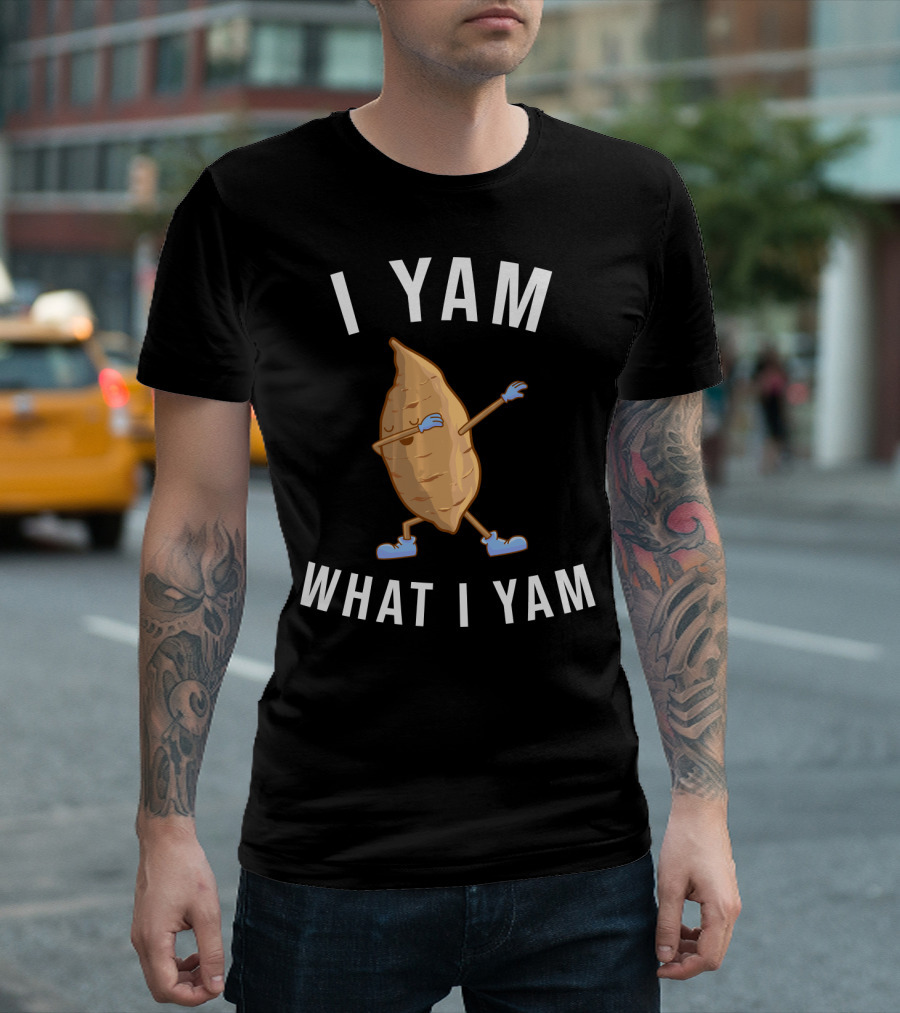 I Yam What I Yam Dab Dance Yam Pun T-Shirt