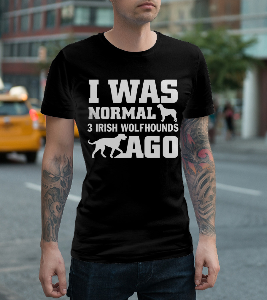 I Was Normal 3 Irish Wolfhounds Ago T-Shirt