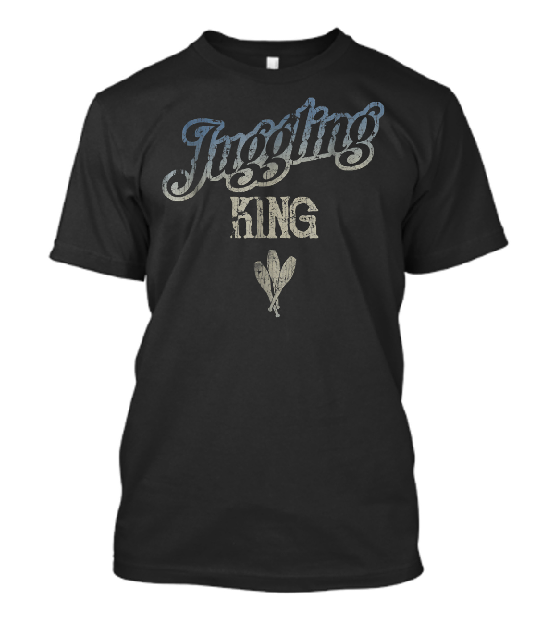Juggling King Juggler Lesson Clubs T-Shirt