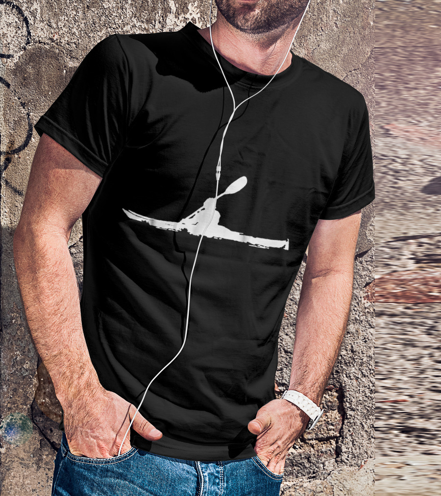 Kayak Silhouette Kayaking Tees For Kayaker T-Shirt