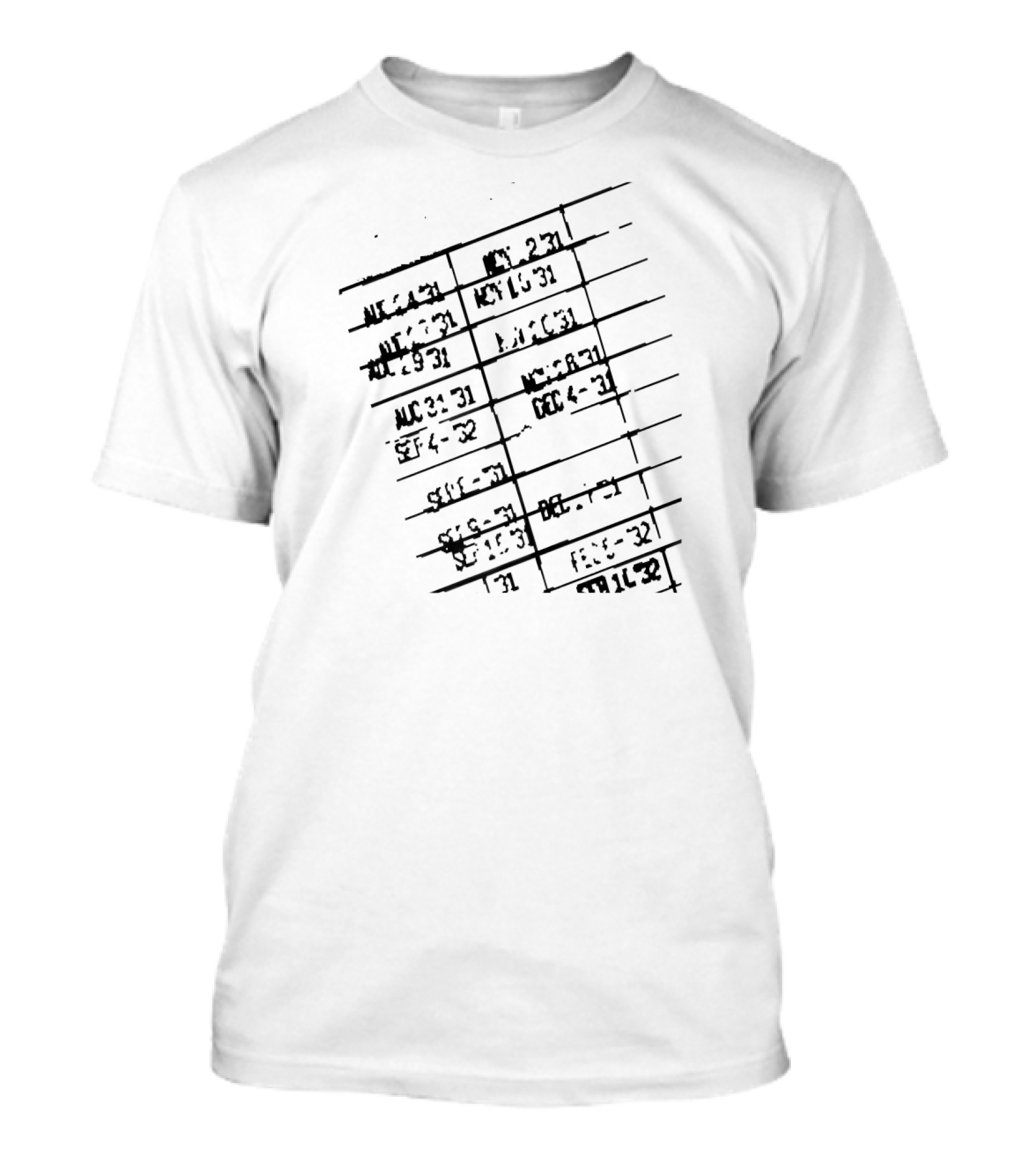 Library Stamp Date Due Card Librarian T-Shirt