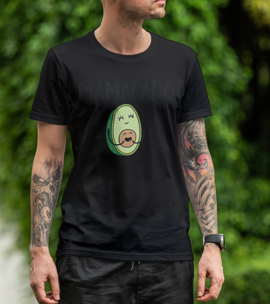 Mamacado Avocado Character For Kid Vegan T-Shirt