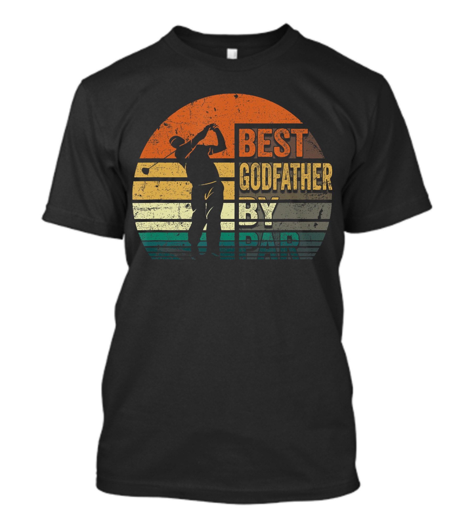 Best Godfather By Par Vintage Golf T-Shirt