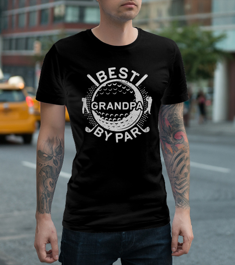 Grandpa Best By Par Golf Lover T-Shirt