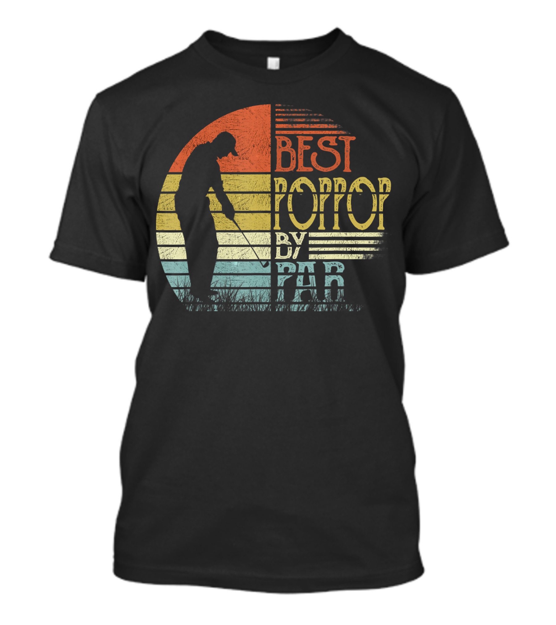 Best Poppop By Par Retro Golf T-Shirt